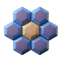 exceptional mid-century Geometric pattern of hexagons. Single-weight stroke, flat color. with Scalable Design. elite png