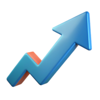 dynamic spectacular Abstract arrow pointing upwards. Growth and progress. Crisp edges, single-weight stroke with Scalable Design. fine detail png