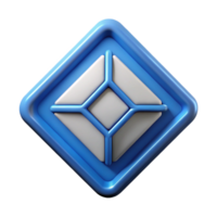 exquisite urban Diamond-shaped badge with two intersecting lines. Scalable, sharp edges, single-weight stroke with Scalable Design. premium png