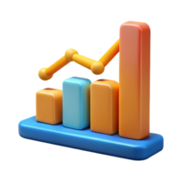 glorious distinctive Graph icon with a rising line. Scalable, clean lines, single-weight stroke with Scalable Design. png