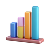 dazzling playful contemporary Horizontal bar graph with labeled axes. Crisp edges, flat color, minimal design with Scalable Design. fine detail png