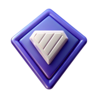 captivating reflective futuristic Diamond-shaped badge with vertical and horizontal lines. Scalable, sharp edges, single-weight stroke with Scalable Design. handcrafted png