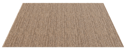 isto 3d tapete render características uma texturizado Castanho projeto, isolado contra transparente fundo, destacando Está intrincado fibra padrões e cores perfeitamente. frente visualizar. png
