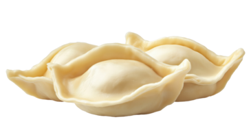 Boiled dumplings isolated on transparent background png
