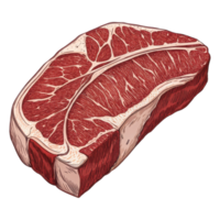 Beef chuck tender steak cut png