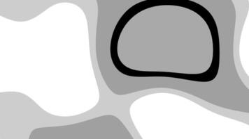 Artistic abstract fluid pattern with irregular organic shapes in grayscale perfect for backgrounds video