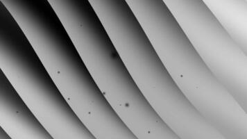 Gray gradient with curved stripes and black dots Abstract design suitable for backgrounds web banners or minimalist prints video