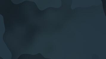 Smooth dark abstract shapes with blue gradient for creative backgrounds video