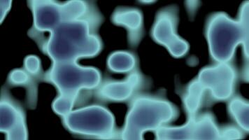 creative abstract image with fluid blue organic shapes against a dark background forming a futuristic and stylish visual pattern video
