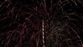 Independence Day in the USA fireworks background video