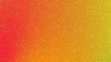 Dynamic Orange Gradient with Sparkling Dots Animation Background Loop video