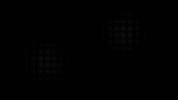 White Cybernetic Tetris Background VJ Loop in 4K video