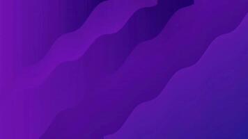 Abstract purple gradient background with waves seamless loop video