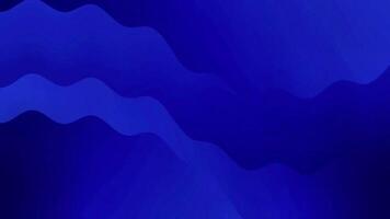 Dark blue gradient background with waves seamless loop video