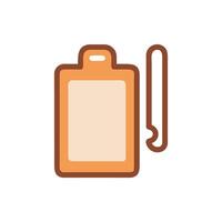 Minimalist Badge Icon on Dark Background with Rounded Edges vector