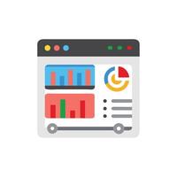 Infographic dashboard displaying business analytics and key performance indicators vector