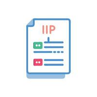 Fun colorful stylized document with lines and check boxes vector