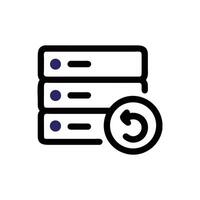 Three navy circles aligned vertically on a White Background vector