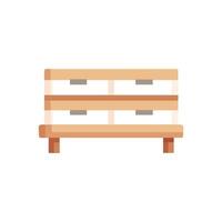 graphic of simple twotier shelf on White Background vector