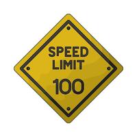 Navigation speed limit vector