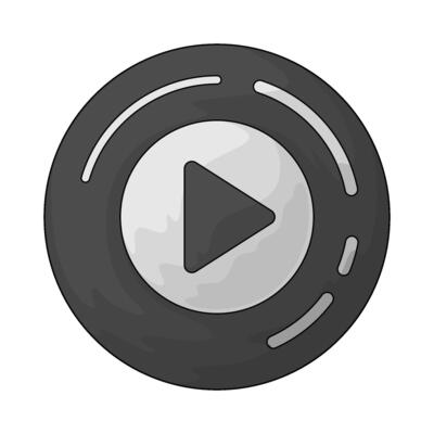 black play buttons