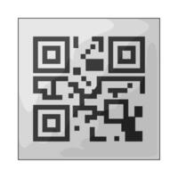 illustration of a qr code scan vector