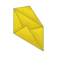illustration of a empty envelope vector