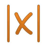 Math Symbol Absolute Value vector