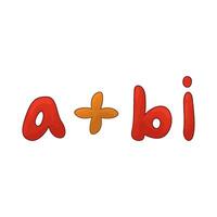 Math Symbol Complex Numbers vector