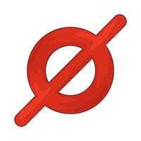 Math Symbol Empty Set vector