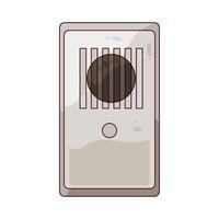 illustration of a intercom vector