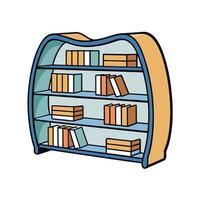 Bookshelf Design Idea vector