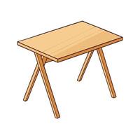 Foldable Dining Table Design vector