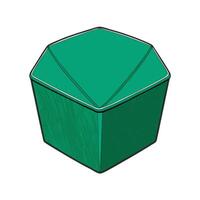 Hexagonal Ottoman Design vector