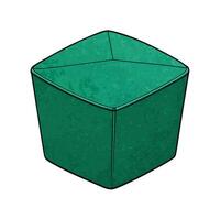 Clean Lines Ottoman Design vector