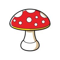 Mushroom Side Table Design vector