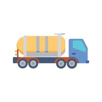 Silo Truck Icon Design with Unique Style vector