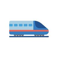 Speed Train Icon Design with Unique Style and Flat Design vector