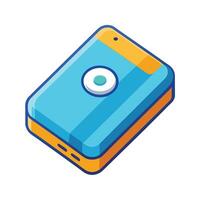 Isometric smart device design illustration on white vector