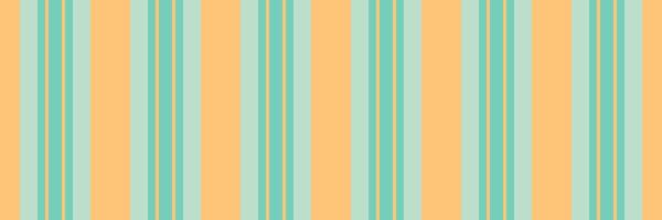 Wealth vertical fabric seamless, grand lines background texture. Coloured stripe textile pattern in orange and teal colors. vector