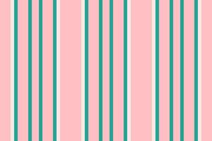 Srint stripe textile fabric, editable background pattern texture. Wool lines vertical seamless in light and teal colors. vector