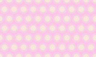 Delightful pastel pink background with a repeating pattern of soft, sunburstlike motifs. Perfect for feminine designs, websites, branding, or as a cheerful texture. vector
