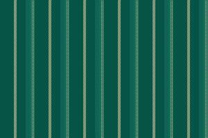 Rntricate textile stripe lines, fiber background pattern texture. Vetting seamless fabric vertical in teal and navajo white colors. vector