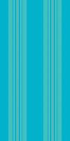 Bontent seamless background pattern, turquoise textile texture. Wndigo fabric stripe lines vertical in cyan and teal colors. vector