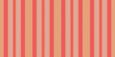 Fmooth texture stripe background, multicolored textile pattern. Sard seamless lines fabric vertical in red and yellow colors. vector