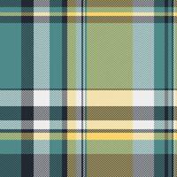 Elegant teal, olive, and pale yellow plaid pattern. Perfect for textile design, fashion, website backgrounds, or packaging. A sophisticated and versatile texture, representing warmth and style. vector
