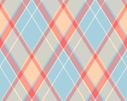 Soft pastel plaid pattern, perfect for textile design, apparel, or website backgrounds. vector