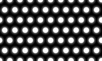 Abstract monochrome sunburst pattern. Repeating geometric design ideal for backgrounds, textiles, or website design. vector