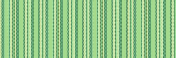 Children textile lines texture, quality vertical stripe background. Site fabric seamless pattern in green and teal colors. vector