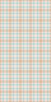 Deco seamless tartan plaid, seventies fabric texture. Apartment check pattern background textile in light color. vector
